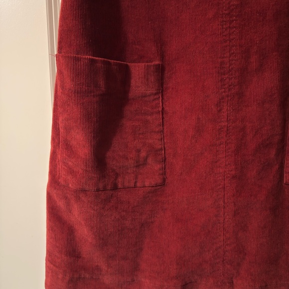 Banana Republic Burnt Orange Corduroy Mini Dress - Picture 4 of 6